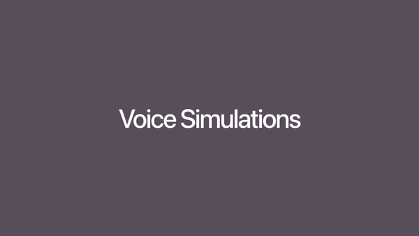 Introducing HealthTasks Voice Simulations